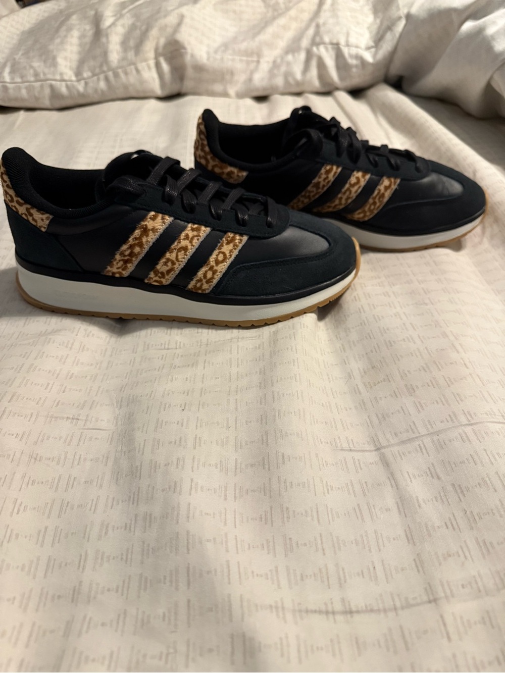 Adidas Run 70 2.0 real cheetah cow fur